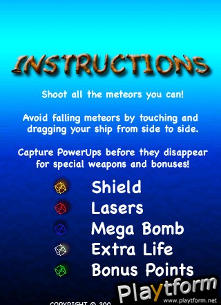 MeteorMash (iPhone/iPod)