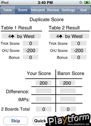 Bridge Baron (iPhone/iPod)