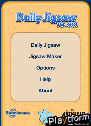 Daily Jigsaw TO-GO! (iPhone/iPod)