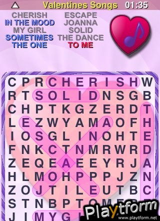 Valentine Word Search (iPhone/iPod)