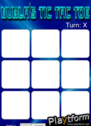 Wubla's Tic Tac Toe (iPhone/iPod)