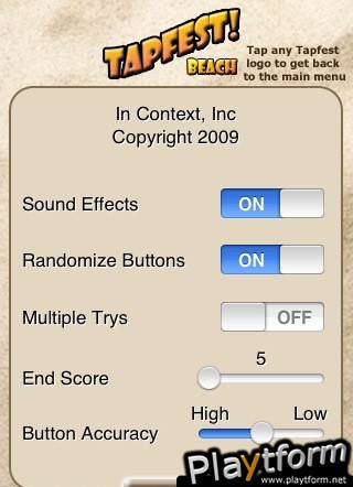 Tap Fest! Beach (iPhone/iPod)