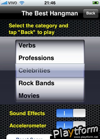 The Best Hangman (iPhone/iPod)