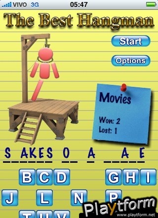 The Best Hangman (iPhone/iPod)