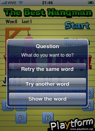 The Best Hangman (iPhone/iPod)