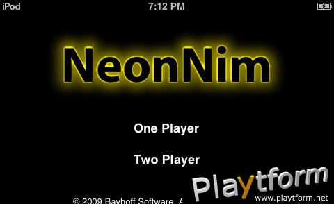 NeonNim: The Subtraction Game (iPhone/iPod)