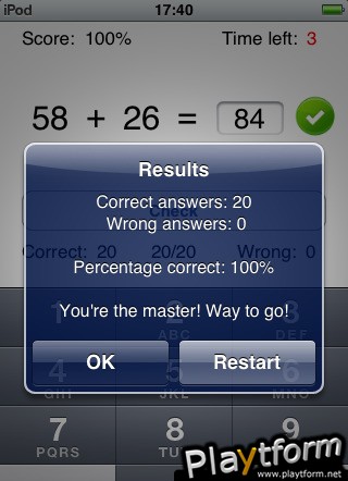 Math Practice (iPhone/iPod)