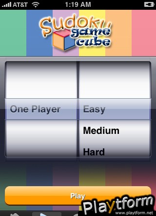 Sudoku Game Cube (iPhone/iPod)