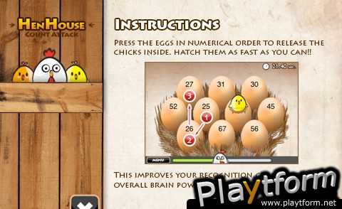 HenHouse : Count Attack (iPhone/iPod)