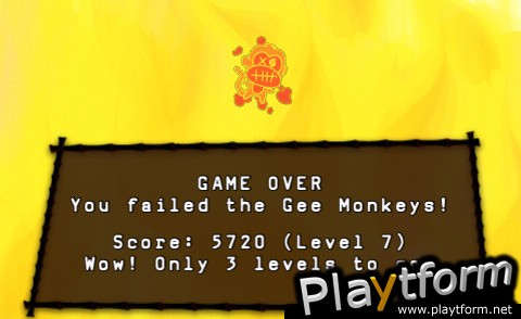 Pee Monkey Jungle Fire (iPhone/iPod)