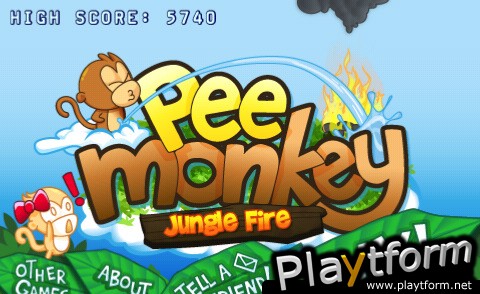 Pee Monkey Jungle Fire (iPhone/iPod)