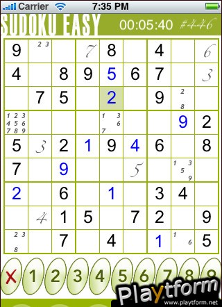 Sudoku Easy (iPhone/iPod)