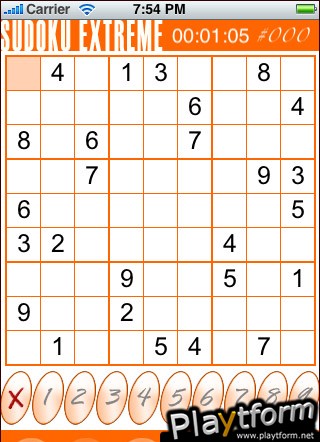 Sudoku Extreme (iPhone/iPod)