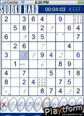 Sudoku Hard (iPhone/iPod)