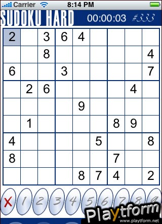 Sudoku Hard (iPhone/iPod)