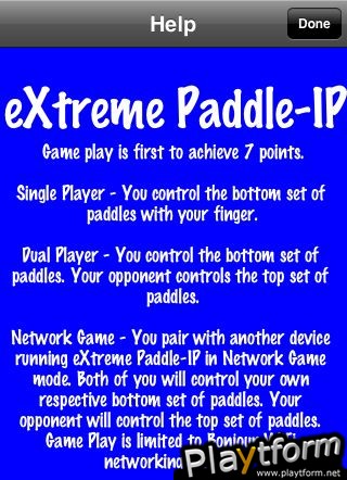 eXtreme Paddle-IP (iPhone/iPod)