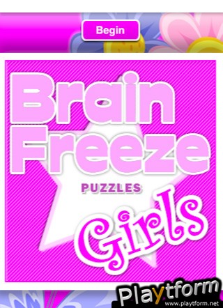 BrainFreeze Puzzles For Girls (iPhone/iPod)