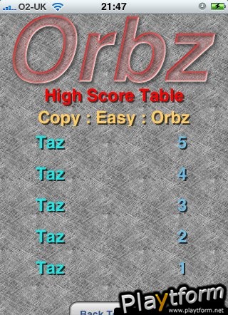 Orbz (iPhone/iPod)