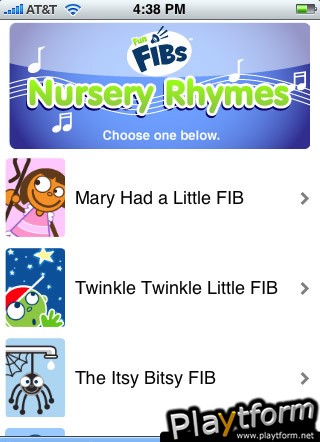 FIBS Nursery Rhymes (iPhone/iPod)