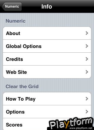 Numeric: Many Mini Number Games (iPhone/iPod)