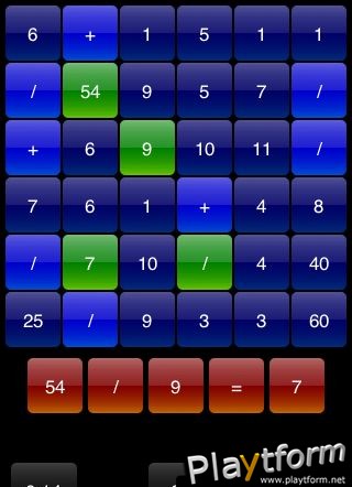 Numeric: Many Mini Number Games (iPhone/iPod)