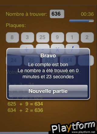 Le compte est bon (iPhone/iPod)