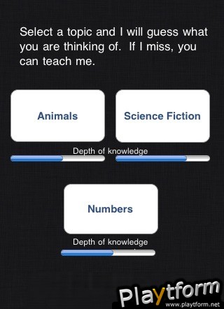 Question  Tree Guessing Game (iPhone/iPod)