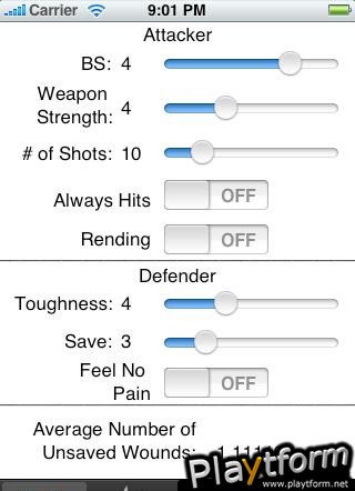 Mathhammer 40k (iPhone/iPod)