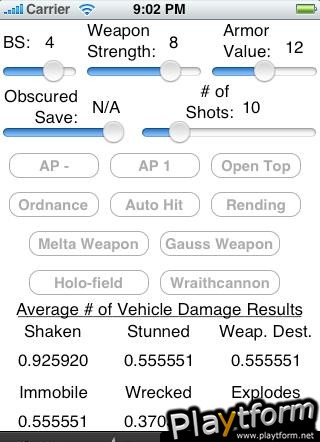 Mathhammer 40k (iPhone/iPod)