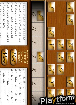 Pencil Pusher Cipher Break (iPhone/iPod)