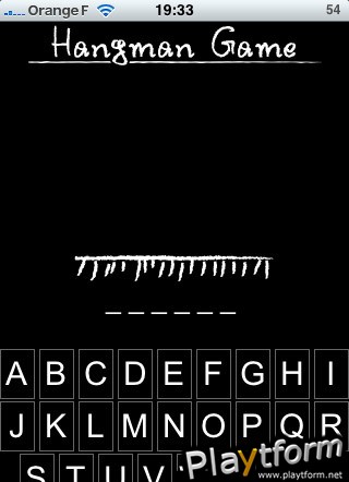 The Hangman Game (iPhone/iPod)