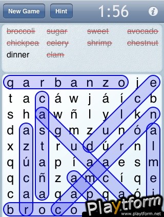 Spanish Word Find (iPhone/iPod)