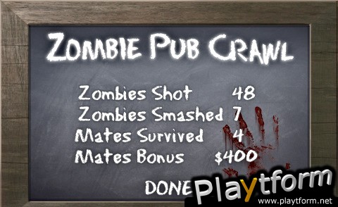 Zombie Pub Crawl (iPhone/iPod)