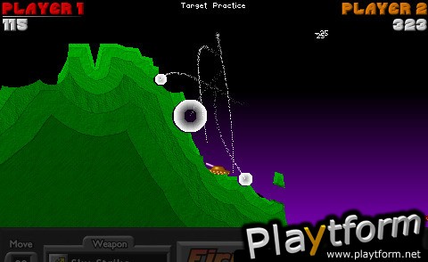 Pocket Tanks Deluxe (iPhone/iPod)