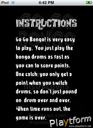 GoGoBongo (iPhone/iPod)