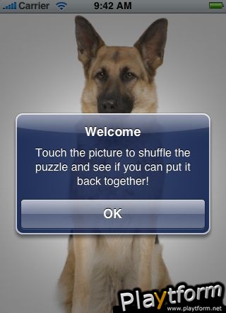 SlidePuzzle - German Shepherd (iPhone/iPod)