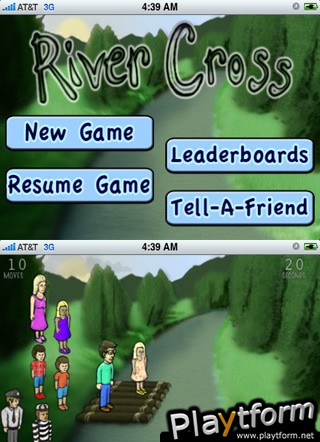 River Cross Logic Puzzle Game (iPhone/iPod)