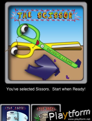 Free Rock Paper Scissor (iPhone/iPod)