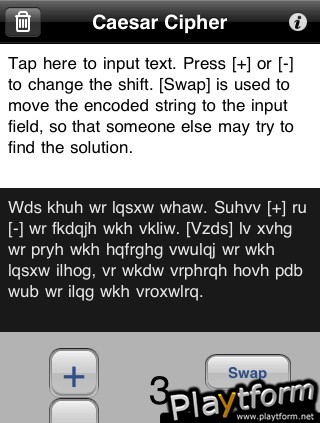 Caesar Cipher (iPhone/iPod)