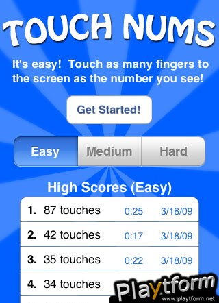 Touch Nums (iPhone/iPod)