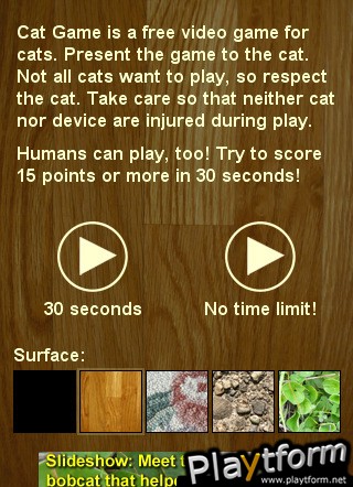 Cat Game (iPhone/iPod)