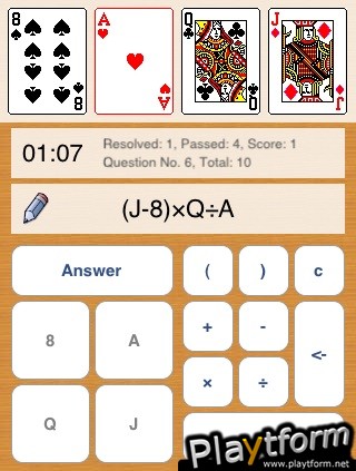 Cards Math (iPhone/iPod)