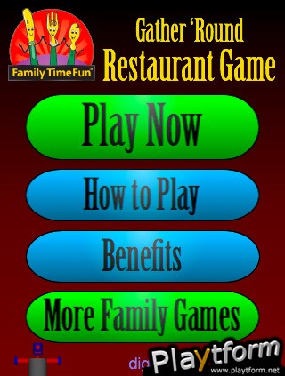 Family Restaurant Game (iPhone/iPod)