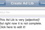 Ad Libs! (iPhone/iPod)