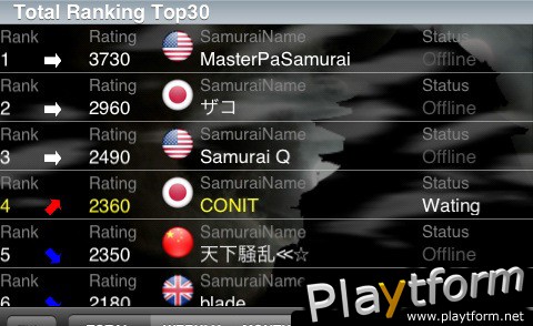 Samurai Chess -Online- (iPhone/iPod)