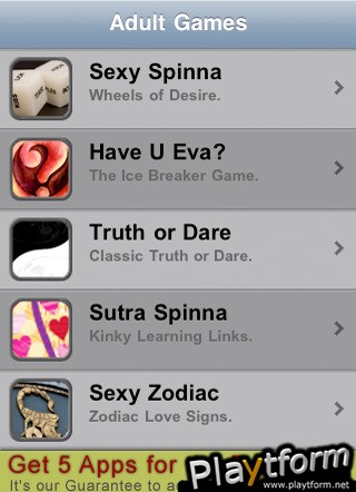 Sexy Spinna Adult Game (iPhone/iPod)