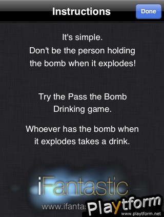 Pass the Bomb (iPhone/iPod)