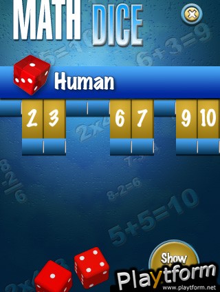 Brain Games - Math Dice (iPhone/iPod)