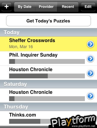 Crosswords (iPhone/iPod)