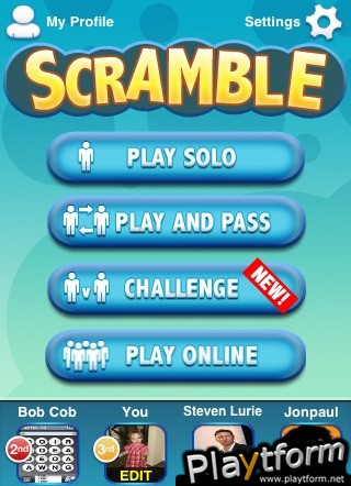 Word Scramble by Zynga (iPhone/iPod)